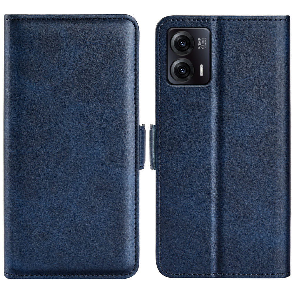 Smartphone Case For Motorola Moto G73 5G Calf Texture PU Leather Wallet Stand Anti-fall Phone Cover Smartphone Case For Motorola Moto G73 5G Calf Texture PU Leather Wallet Stand Anti-fall Phone Cover